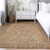 5' X 8' Terra Cotta And Copper Southwestern Washable Indoor Outdoor Area Rug