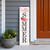 36" White And Pink Solid Wood Hello Summer Porch Sign