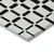 5' X 8' Black And Ivory Geometric Washable Indoor Outdoor Area Rug Transitional Style - Black, Ivory Color