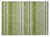 2' X 3' Fern Green Striped Washable Non Skid Indoor Outdoor Area Rug - 608219386153