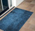 2' X 3' Navy Blue Abstract Washable Non Skid Indoor Outdoor Area Rug - Navy Blue