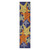 8' Blue Yellow And Orange Starfish Indoor Outdoor Runner Rug