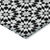 5' X 8' Black Gray And Silver Floral Medallion Washable Indoor Outdoor Area Rug