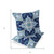 Durable Set of Two 16" X 16" Blue and Green Blown Seam Floral Indoor Outdoor Throw Pillow for Living Room Bedroom Offices