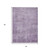 3' X 5' Lavender And Plum Abstract Washable Indoor Outdoor Area Rug