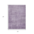 3' X 5' Lavender And Plum Abstract Washable Indoor Outdoor Area Rug
