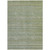 5' X 8' Sage And Ivory Striped Washable Indoor Outdoor Area Rug - Sage, Ivory