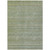 5' X 8' Sage And Ivory Striped Washable Indoor Outdoor Area Rug - Sage, Ivory