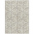 5' X 8' Beige And Ivory Geometric Washable Indoor Outdoor Area Rug Modern Style - Beige, Ivory Color