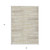 5' X 8' Beige Brown And Ivory Striped Washable Indoor Outdoor Area Rug