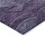 5' X 8' Purple And Gray Abstract Washable Indoor Outdoor Area Rug
