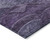 5' X 8' Purple And Gray Abstract Washable Indoor Outdoor Area Rug