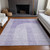 5' X 8' Lavender And Purple Geometric Washable Indoor Outdoor Area Rug - Lavender, Purple
