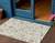 3' X 5' Ivory Brown And Green Floral Washable Indoor Outdoor Area Rug
