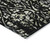 3' X 5' Black Gray And Ivory Floral Washable Indoor Outdoor Area Rug