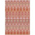 3' X 5' Pink Salmon And Blush Southwestern Washable Indoor Outdoor Area Rug