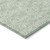3' X 5' Mint Green Artichoke Green And Ivory Geometric Washable Indoor Outdoor Area Rug