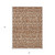 3' X 5' Terra Cotta And Beige Southwestern Washable Indoor Outdoor Area Rug - Terra Cotta, Beige