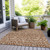 3' X 5' Terra Cotta And Beige Southwestern Washable Indoor Outdoor Area Rug - Terra Cotta, Beige