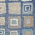 3' X 5' Navy Blue Beige And Ivory Geometric Washable Indoor Outdoor Area Rug - Navy Blue, Beige, Ivory