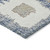 3' X 5' Navy Blue Beige And Ivory Geometric Washable Indoor Outdoor Area Rug - Navy Blue, Beige, Ivory