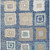 3' X 5' Navy Blue Beige And Ivory Geometric Washable Indoor Outdoor Area Rug - Navy Blue, Beige, Ivory
