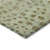 5' X 8' Artichoke Green Ivory And Brown Abstract Washable Indoor Outdoor Area Rug