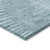 3' X 5' Teal Abstract Washable Non Skid Indoor Outdoor Area Rug Transitional Style - Teal Blue Color