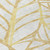 3' X 5' Gold And Beige Floral Washable Indoor Outdoor Area Rug