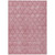 5' X 8' Pink And Purple Geometric Washable Indoor Outdoor Area Rug