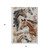 5' X 8' Beige Charcoal And Brown Horse Washable Indoor Outdoor Area Rug