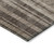 3' X 5' Brown And Beige Striped Washable Indoor Outdoor Area Rug Transitional Style - Brown, Beige Color
