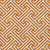 5' X 8' Orange And Ivory Geometric Washable Indoor Outdoor Area Rug Transitional Style - Orange, Ivory Color