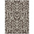 3' X 5' Chocolate And Ivory Floral Washable Indoor Outdoor Area Rug