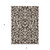 3' X 5' Chocolate And Ivory Floral Washable Indoor Outdoor Area Rug