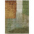 5' X 8' Green Copper And Beige Abstract Washable Indoor Outdoor Area Rug