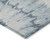 5' X 8' Denim Blue And Sky Blue Abstract Washable Indoor Outdoor Area Rug Transitional Style - Denim Blue, Sky Blue Color