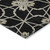 3' X 5' Black And Ivory Geometric Washable Indoor Outdoor Area Rug Transitional Style - Black, Ivory Color