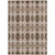 3' X 5' Brown And Chocolate Moroccan Washable Indoor Outdoor Area Rug