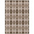 3' X 5' Brown And Chocolate Moroccan Washable Indoor Outdoor Area Rug