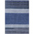 5' X 8' Navy Blue Sky Blue And Charcoal Abstract Washable Indoor Outdoor Area Rug