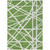 3' X 5' Green And Ivory Geometric Washable Indoor Outdoor Area Rug - 606114934387