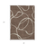 3' X 5' Brown And Beige Abstract Washable Indoor Outdoor Area Rug
