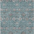 3' X 5' Teal Blue Gray And Charcoal Floral Washable Indoor Outdoor Area Rug