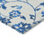 5' X 8' White And Denim Blue Floral Washable Indoor Outdoor Area Rug