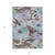 5' X 8' Taupe And Lilac Floral Washable Indoor Outdoor Area Rug