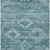 5' X 8' Teal Blue And Aqua Southwestern Washable Indoor Outdoor Area Rug