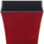 7" Red Recycled Plastic Indoor Outdoor Square Pot Planter