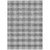 5' X 8' Gray And Charcoal Plaid Washable Indoor Outdoor Area Rug - 608219049195