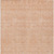 5' X 8' Peach And Ivory Floral Washable Indoor Outdoor Area Rug